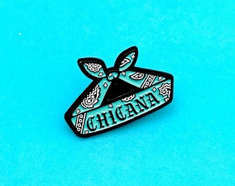LA BANDITA, Chicana enamel pin