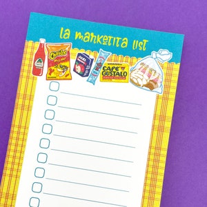 LA MARKÉTITA List, grocery store notepad