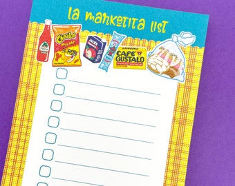 LA MARKÉTITA List, grocery store notepad