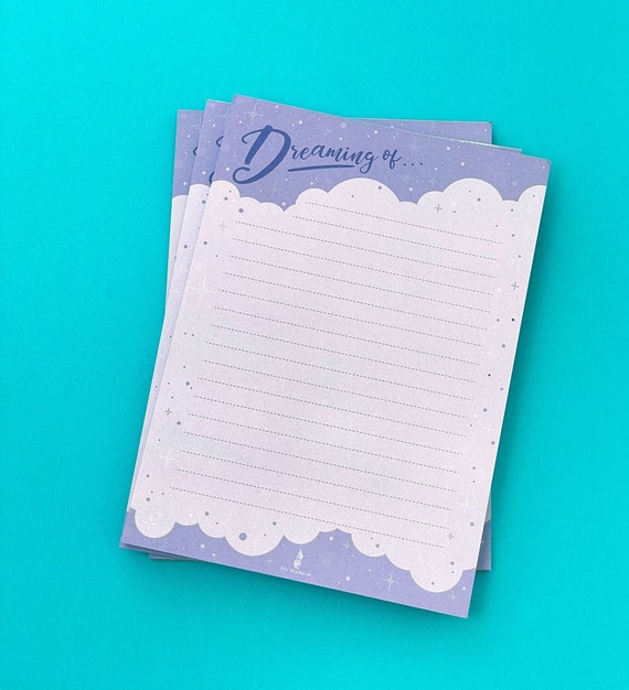 DREAMING OF, latina power stationery, dream journal