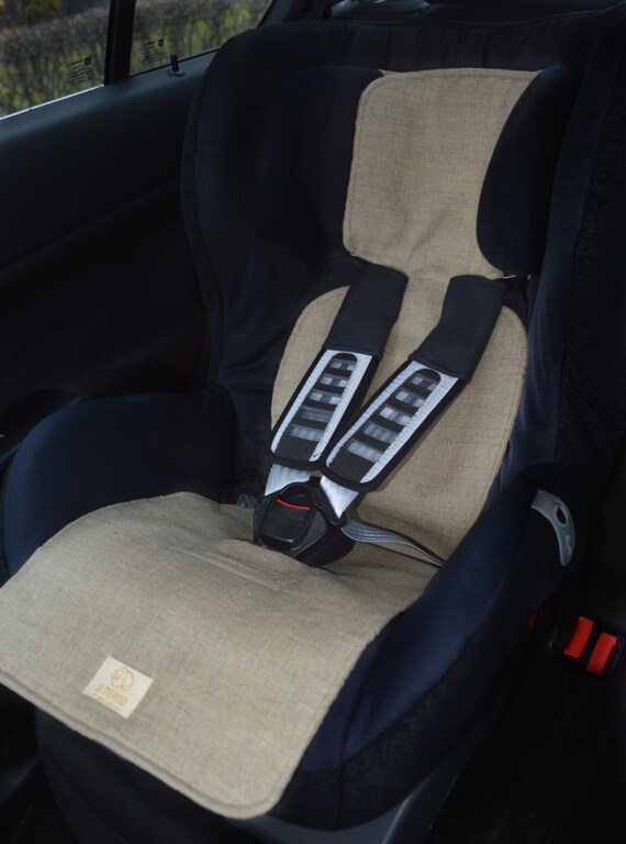 Car Seat Pad Linen Anti Sweat Baby Cover Liner Stroller Protector