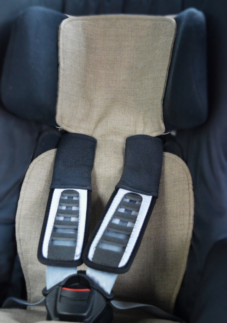 Child toddler anti sweat car seat cover Linen insert Etsy