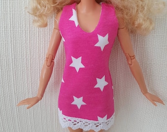 ITH Stickdatei Mini-Kleid für Modepuppe, auf deutsch