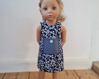 Puppenkleid für Puppen bis 50 cm, z.B. Götz Hannah oder Happy Kidz, Our Generation