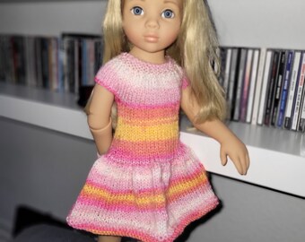 Puppenkleid für Puppen bis 50 cm, z.B. Götz Hannah oder Happy Kidz, Our Generation