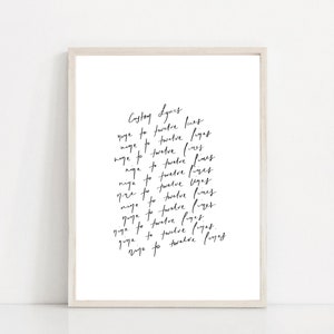 DIGITAL ONLY Custom Verse/Lyric Artwork Gift | Verse/Lyric of Your Choice