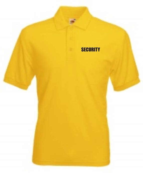 Security Polo Shirt Doorman Bouncer Guard Door Supervisor Etsy
