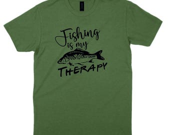 Fishing T-Shirt Fishing Is A Way Of Life Angler Xmas Gift Sizes S-3XL