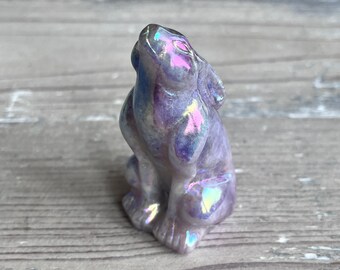 Aura Lepidolite Hare.