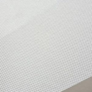 Könnte beinhalten: Weißer gewebter Stoff mit einer feinen, gleichmäßigen Webart. Der Stoff ist glatt und hat eine leicht strukturierte Oberfläche.