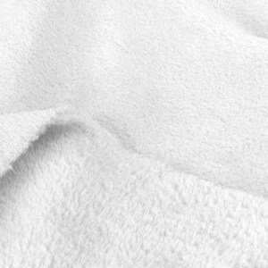 Tissu Polaire Coraline Blanc Kadusi image 3