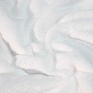 Tissu Polaire Coraline Blanc Kadusi image 1
