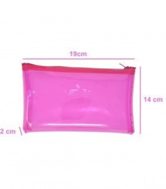Transparente Make-up-Tasche Aus PVC – Kleine Kosmetiktasche Mit Reißverschluss, Wasserabweisend & Reisefreundlich