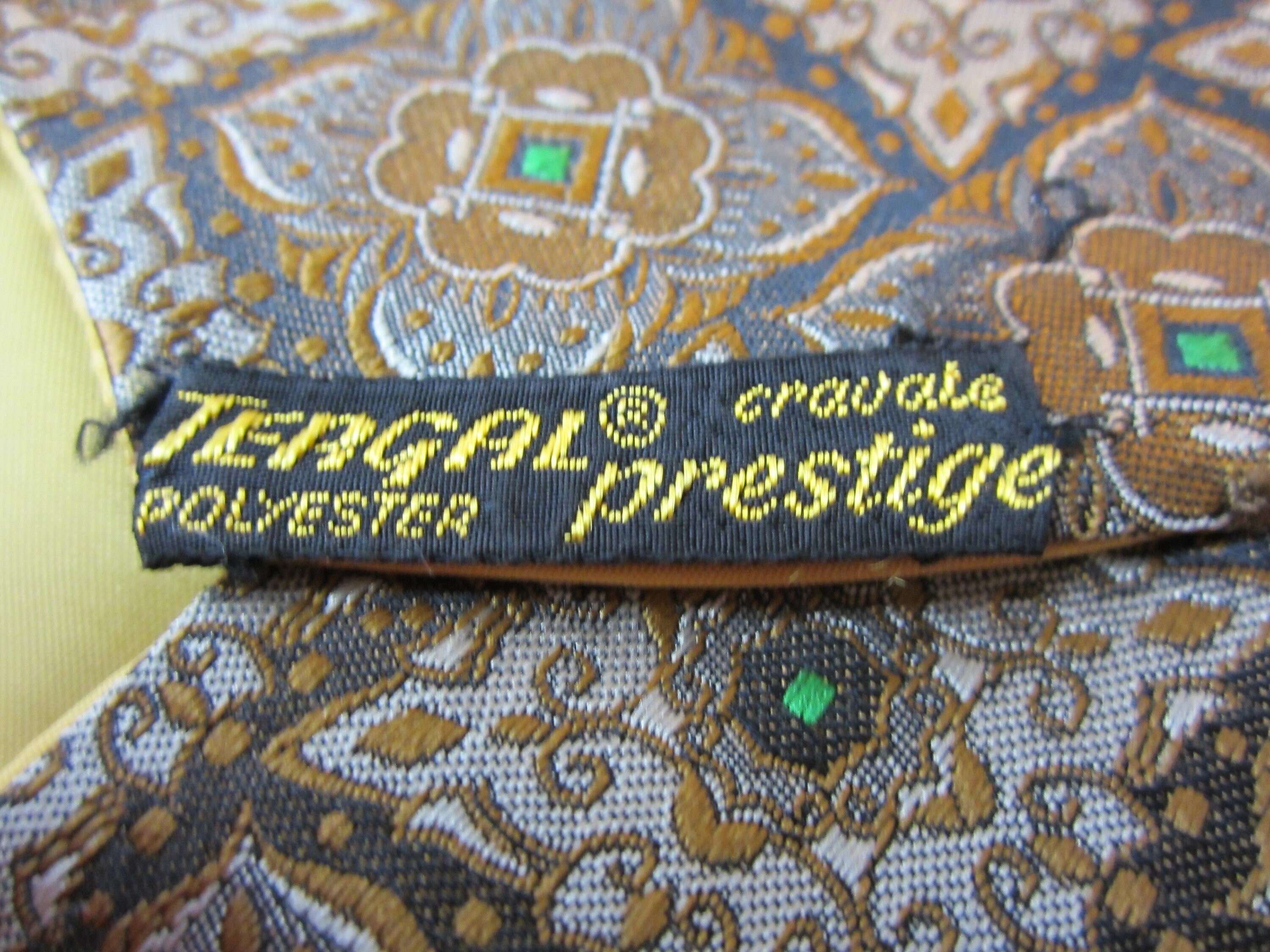 A Fabulous Set of Five Various Vintage Silk Ties, From