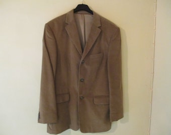 Magnifique veste/manteau vintage en velours côtelé pour homme, fabriqué par Angelo Litrico