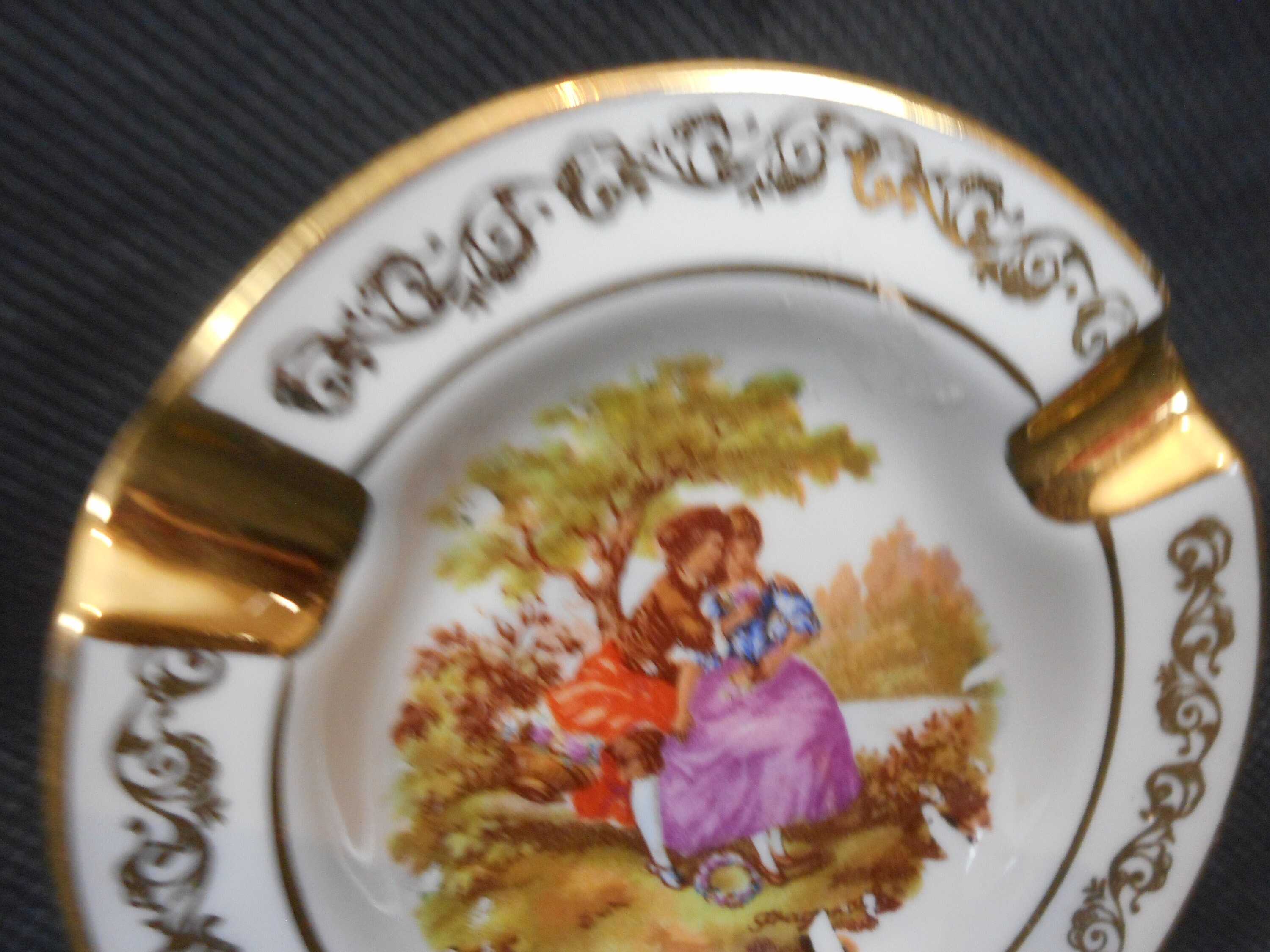 A Gorgeous Vintage French Limoges Porcelain Table Ashtray - Etsy