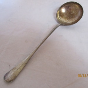 A Superb Vintage Silver-Plated Gravy/Sauce/Soup Ladle, Made in France