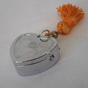 A Lovely Vintage French metal Trinket Box / Pill Box