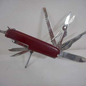 Eine wunderschöne Vintage Multi-Purpose Pocket/Jagd/Carving/Folding/Camping/Craft Messer und Flaschenöffner
