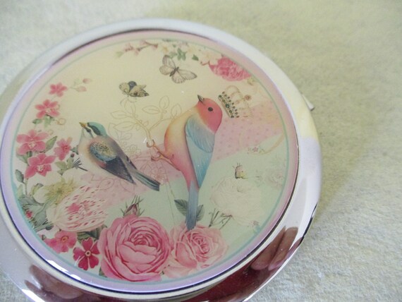 A Lovely Vintage French Compact Mirror Case with … - image 2