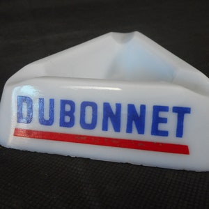 A Fabulous Vintage French glass Dubonnet table Ashtray