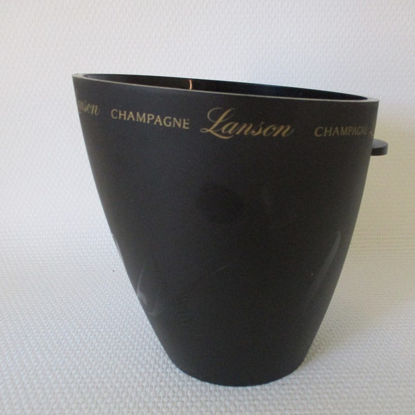 A Fabulous Vintage Lanson Solid-PlasticatedChampagne/Ice Bucket, Made in France