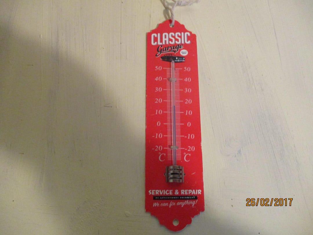 A Superb Vintage French Classic Car/garage Wall Mountable Barometer ...