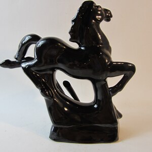 A Lovely Vintage Porcelain &#39;Horse&#39; Pen-Holder/Figurine, Made in France