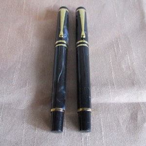 Ein wundervolles Vintage Pierre Cardin Füllfederhalter und Biro Stift Set, Made in France