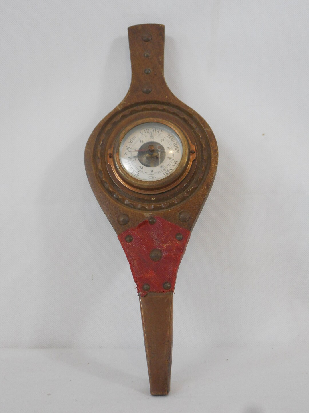 A Superb Vintage French Wooden Wall Mountable Barometer - Etsy