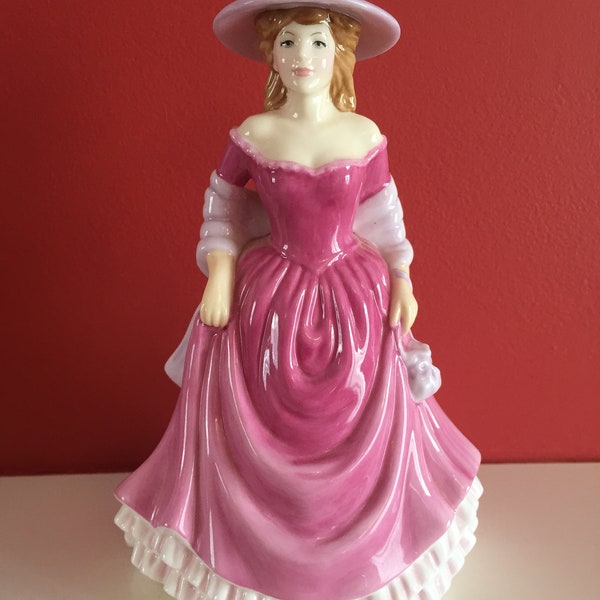 A Very Beautiful Vintage Royal Doulton Porcelain Figurine of an 'Elegant Lady', Made in England