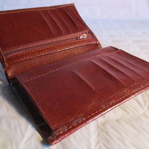 Een prachtige vintage modieuze lederen 'M & D' portemonnee/portemonnee/tas/handtas, gemaakt in Frankrijk