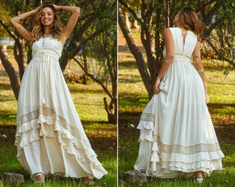 Boho Dress | Dress For Photo Shoot | Maxi Dress | Beach Dress | Bohemian Dress | Lace Dress | Long Dress | Summer Beach Dress