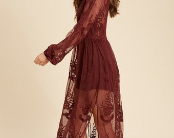 sequin lace maxi dress Lavender Mermaid V-Neck Sequin Lace Long Prom Dresses