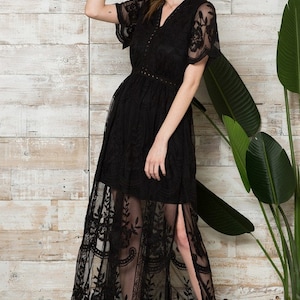 gypsy lace maxi dress Gypsy Light Maxi Dress White - Morrisday