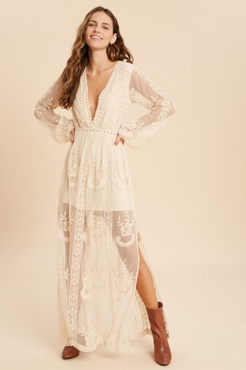 photoshoot lace dress