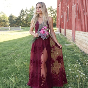 Black Long Dress, Black Wedding Guest Dress, Photoshoot Dress, Black Maxi Dress, Engagement Dress, Homecoming Prom Dress Burgundy