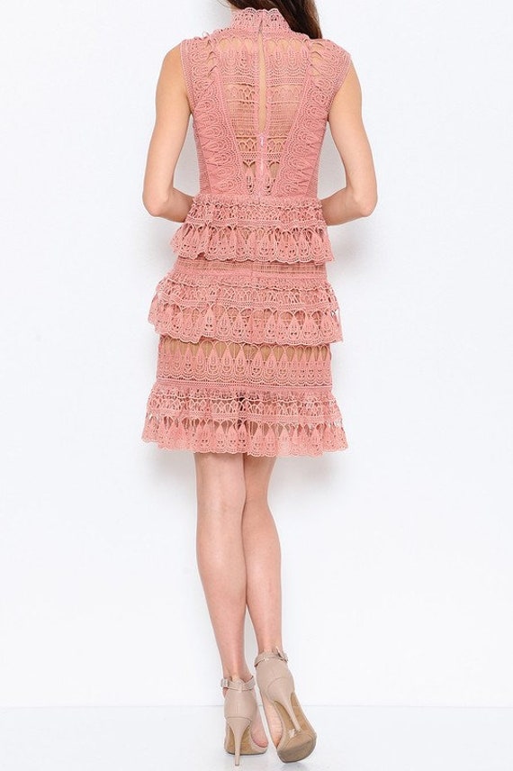 Salmon cocktail cheap dress
