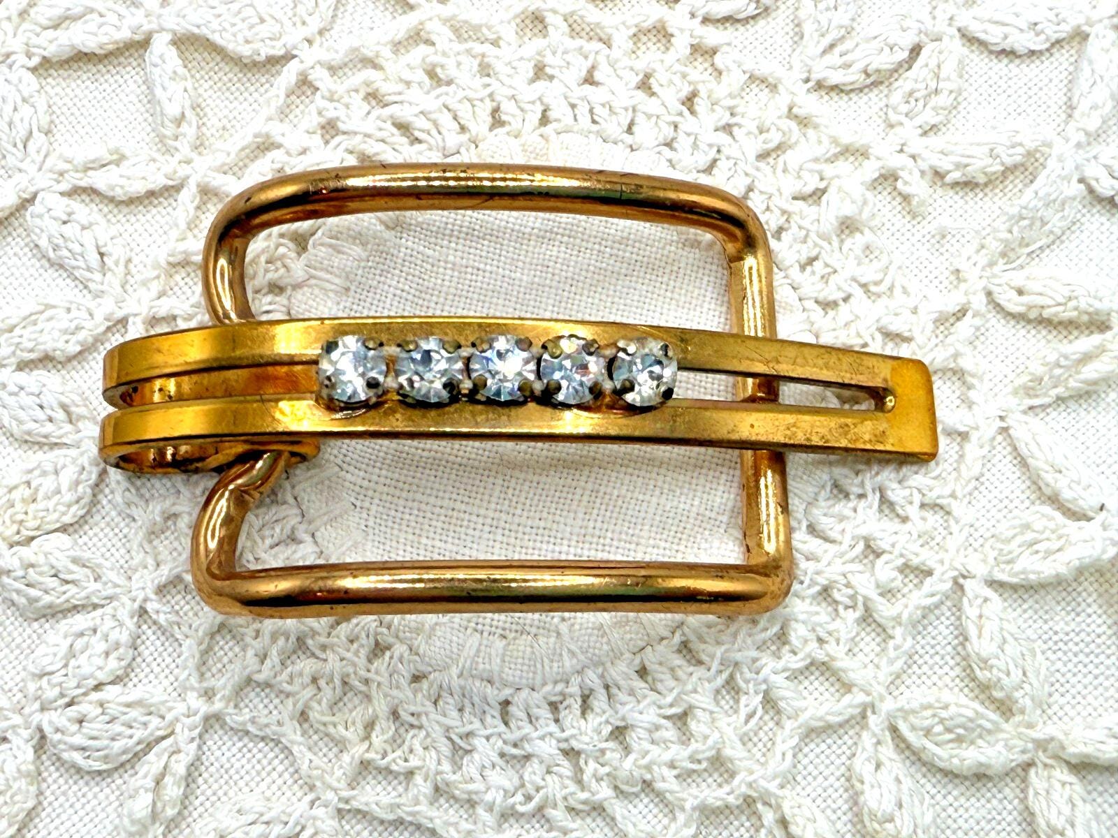 Antique Gilded Brass Belt Buckle Sash Signed E. A. Bliss Co 4 in x 2 in  1880s Sash Buckle In Vintage Belt Buckles for sale | eBay main image 3