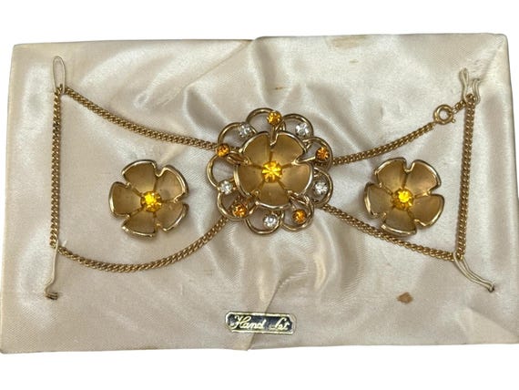 Stunning Vintage 'Hand Set' Rhinestone Necklace/B… - image 2