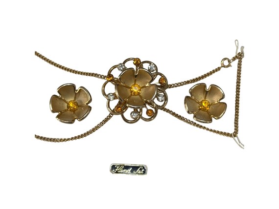 Stunning Vintage 'Hand Set' Rhinestone Necklace/B… - image 6
