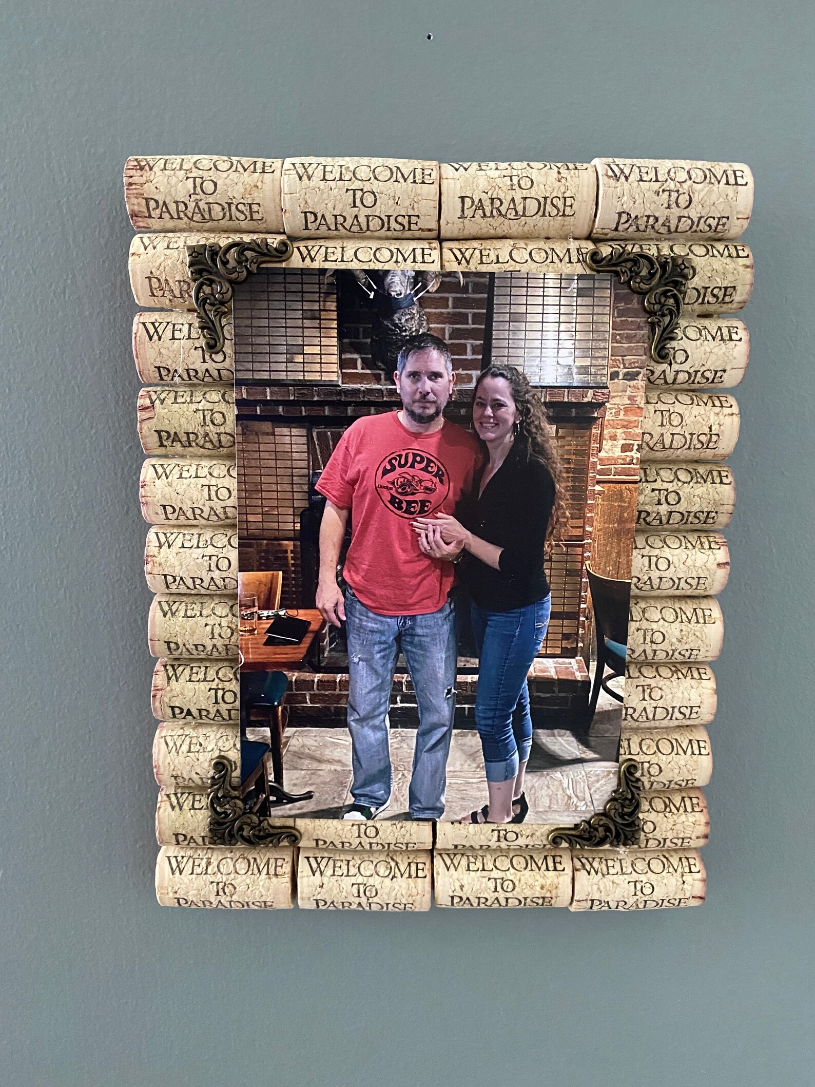 Cork Picture Frame Etsy