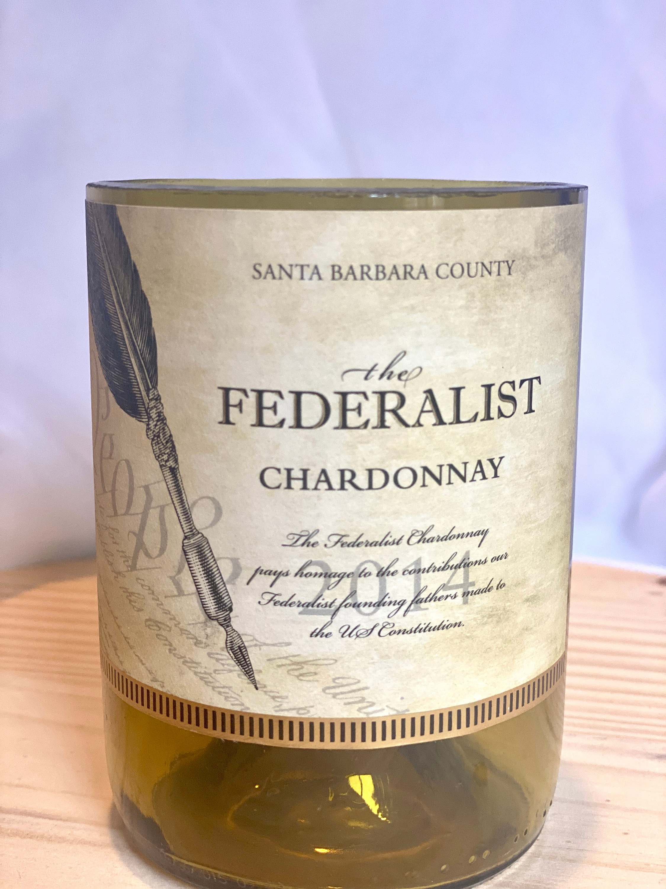 Federalist Wine Bottle - Custom Candle or Empty Vessel - Etsy