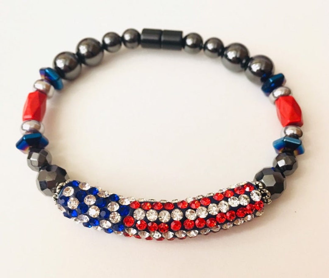 Bracelet Fantaisie Vintage Américain Des Années 80 - Style Bijou - Qualité Supérieure