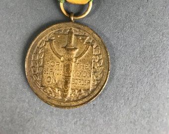 US Mexican Border Service Medal: Authentic Medal with Serial Number