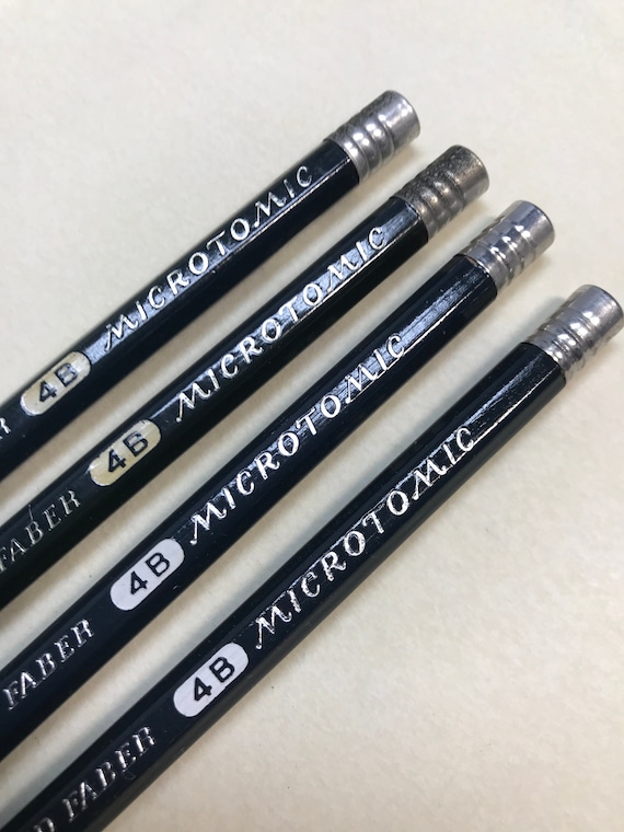 One Eberhard Faber Microtomic 4B Vintage Pencil With Blackwing 602