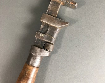 P.S.&W.Co   USA  1896 工具 モンキー　アンティーク　古道具 P.S.&W.Co USA 1896 工具 モンキーアンティーク古道具