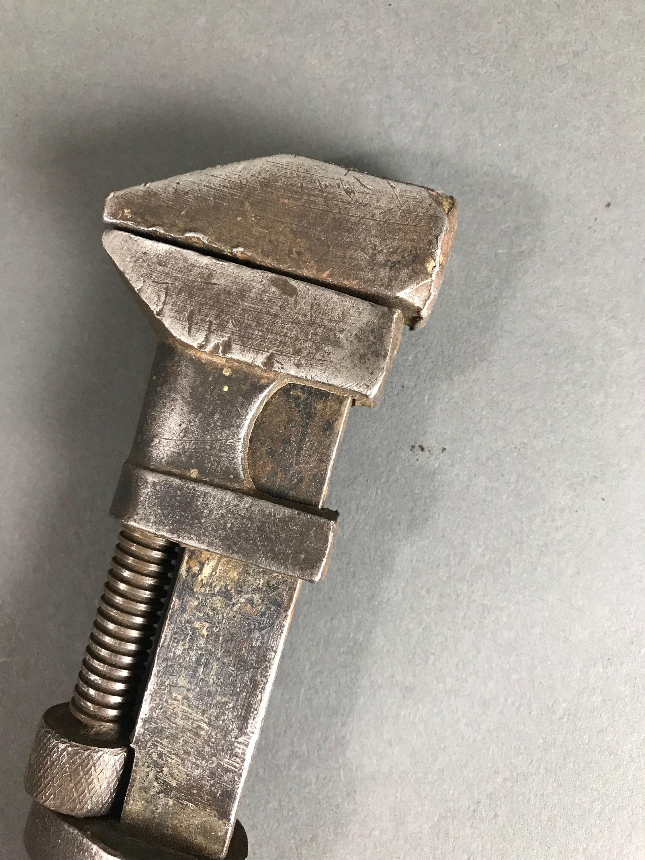 P.S.&W.Co   USA  1896 工具 モンキー　アンティーク　古道具 P.S.&W.Co USA 1896 工具 モンキーアンティーク古道具
