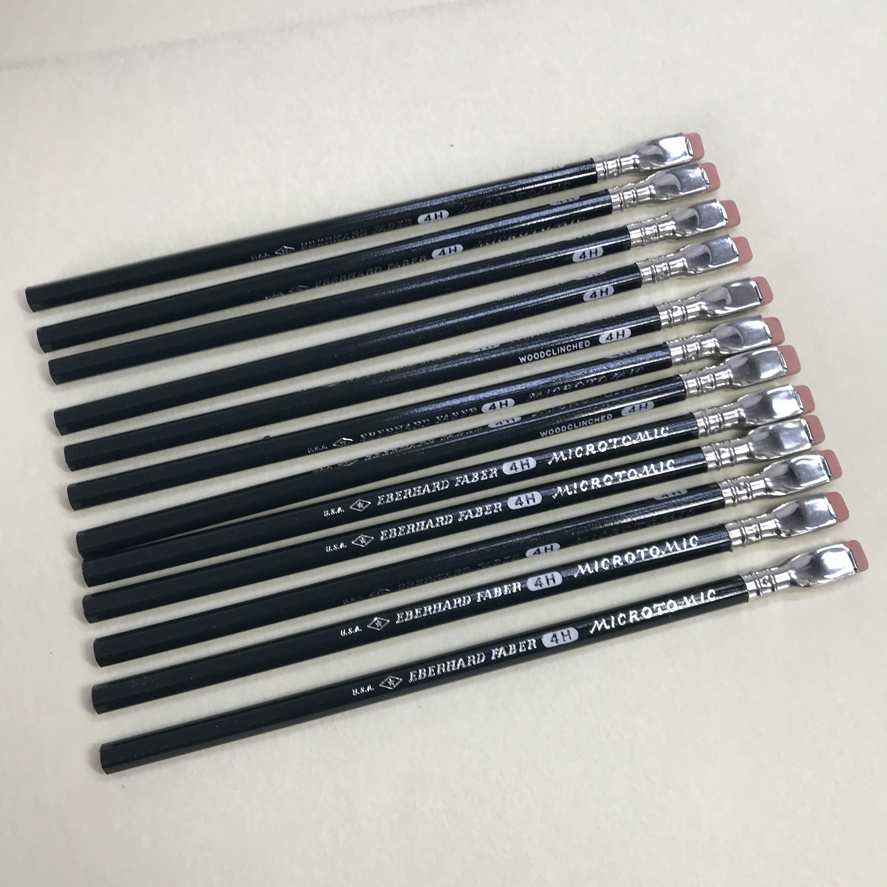 Eberhard Faber Microtomic 603 4H: One Dozen Vintage Pencil