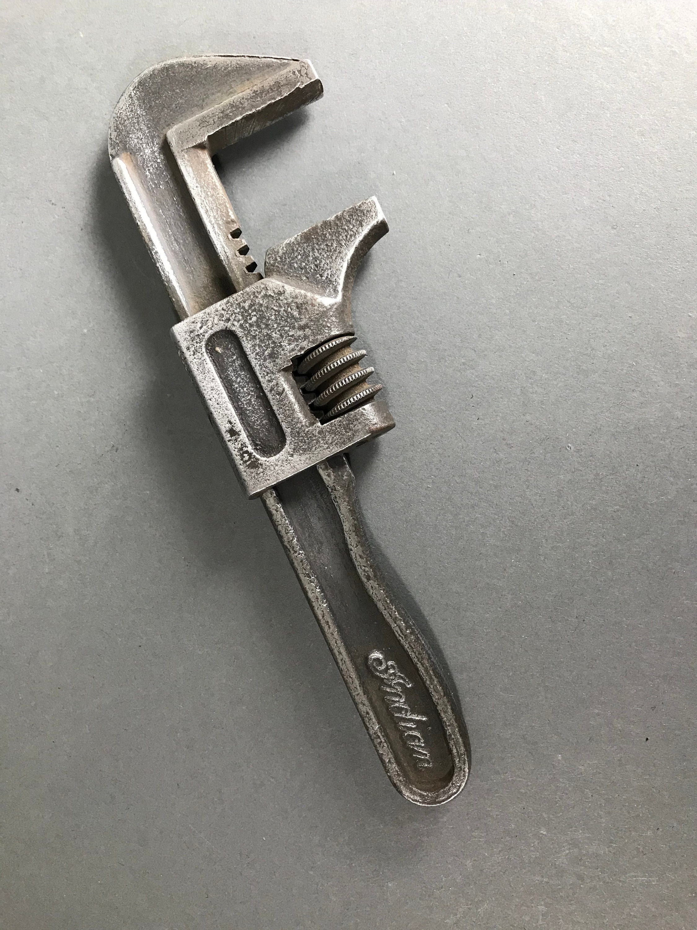 An old monkey wrench (late 1800's), This is an old monkey w…